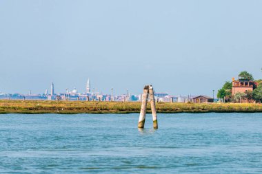 Burano Murano şehri, Venedik, İtalya 