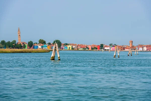 Burano Murano Cityscape Venecia Italia — Foto de Stock