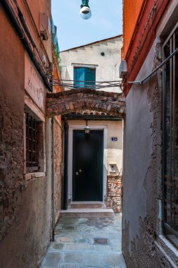 Murano Burano şehir ve kanalları, İtalya