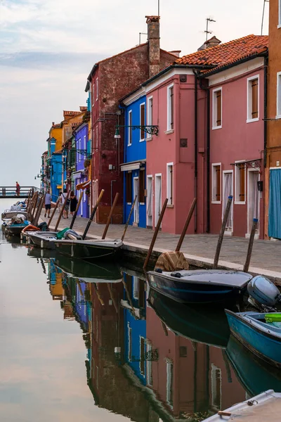 Murano Burano Stadsgezicht Grachten Italië — Stockfoto