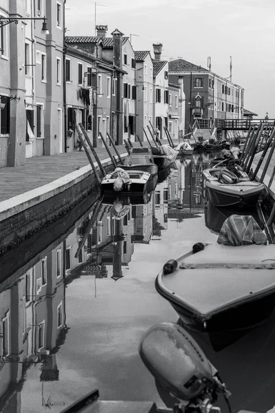 Murano Burano Cityscape Canals Itálie — Stock fotografie