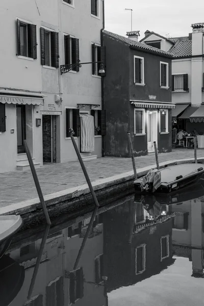 Murano Burano Cityscape Canals Olaszország — Stock Fotó