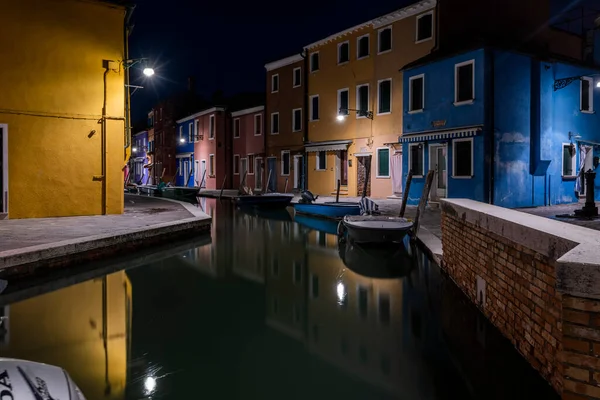 Murano Burano Paesaggio Urbano Canali Italia — Foto Stock