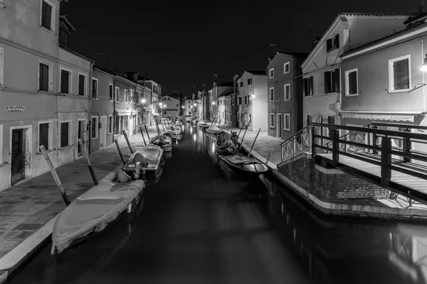 Murano Burano Paesaggio Urbano Canali Italia — Foto Stock