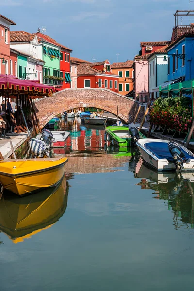 Burano Murano Cityscape Venetië Italië — Stockfoto