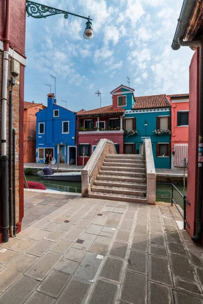 Murano Burano Colorful Houses Venice Architecture Municipality Venezia — Stock Photo, Image