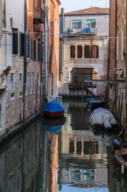 Burano Murano şehri, Venedik, İtalya 