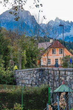 Fall nature at Orrido dello Slizza, Italy