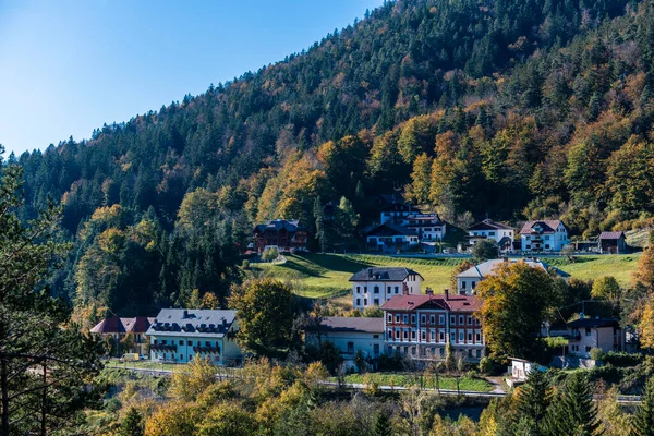 Fall Nature Orrido Dello Slizza Italy — ストック写真