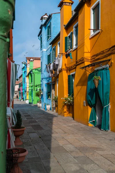 Murano Burano Cityscape Dan Kanal Italia — Stok Foto