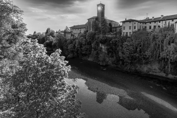 Collio Vista Para Natureza Aldeia Itália — Fotografia de Stock