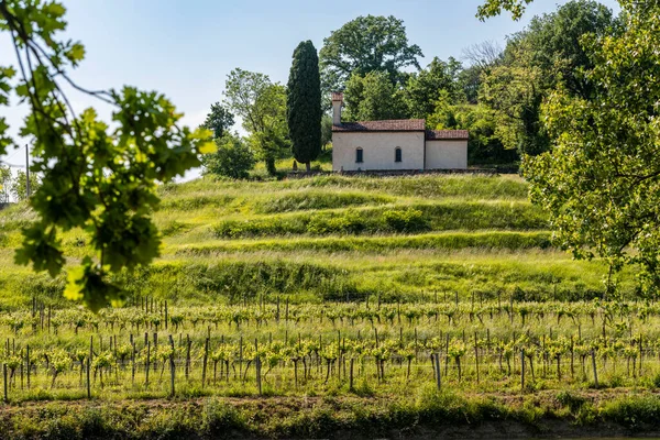 Blick Auf Die Natur Und Das Dorf Collio Italien — Stockfoto