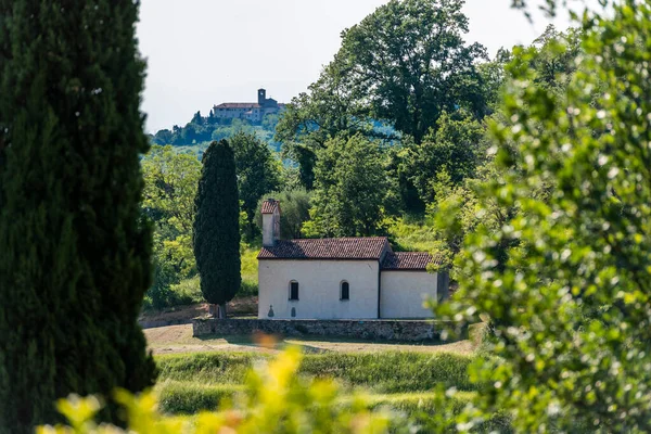 Blick Auf Die Natur Und Das Dorf Collio Italien — Stockfoto