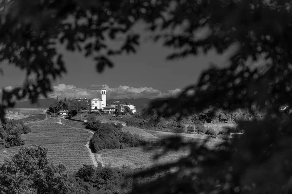 Погляд Природу Колліо Село Італія — стокове фото