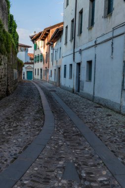Collio doğa manzarası ve köy, İtalya 