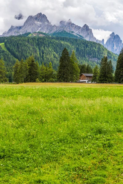 Green Highlands Val Fiscalina Sesto Italy — ストック写真