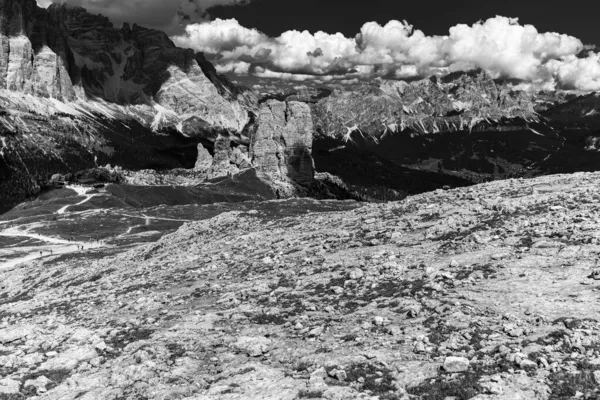 Torri Belluno Veneto Italië Cinque Torri Landschap Van Vijf Torens — Stockfoto