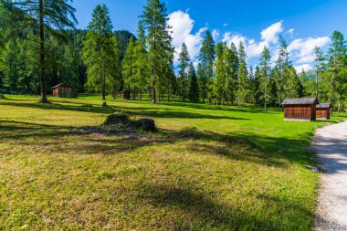 Fiscalina Vadisi Doğa ve Köy, San Candido, İtalya 
