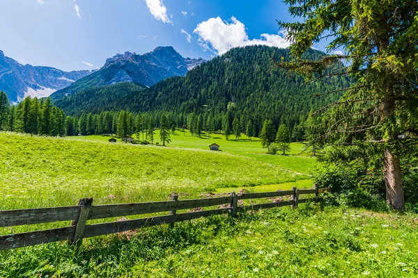 Natur Und Dorf Fiscalina Tal Innichen Italien — Stockfoto