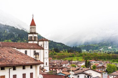 Sutrio town in highlands, Italy