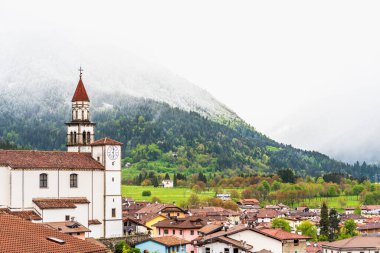 Sutrio town in highlands, Italy