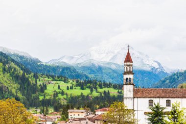 Sutrio town in highlands, Italy