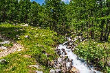 Lavaredo Dağları, güzel doğa manzarası, Aurina Vadisi, İtalya