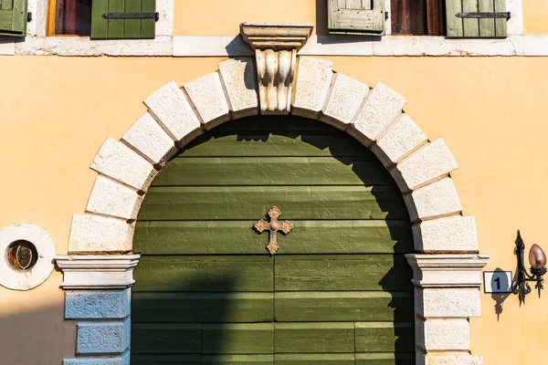 Paisaje Urbano Polcenigo Italia —  Fotos de Stock