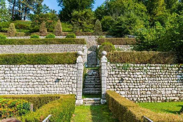 Talya Daki Polcenigo Şehir Manzarası — Stok fotoğraf