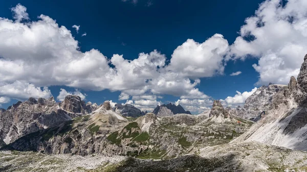 Góry Lavaredo Piękna Scena Przyrodnicza Dolina Aurina Włochy — Zdjęcie stockowe