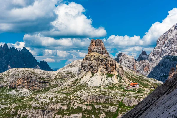 Góry Lavaredo Piękna Scena Przyrodnicza Dolina Aurina Włochy — Zdjęcie stockowe