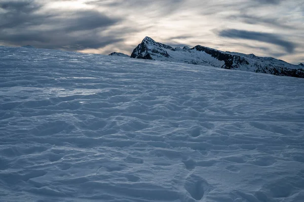 Tierras Altas Invierno Passo Rolle Italia — Foto de Stock