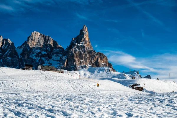 Winter Highlands Passo Rolle Italy — Foto de Stock