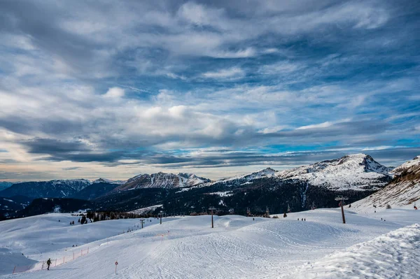 Winter Highlands Passo Rolle Italy —  Fotos de Stock