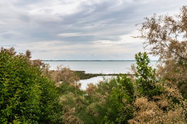 Sea and beach in Lignano, Italy 