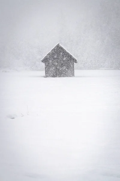 Camporosso Winter Scene Λιγουρία Ιταλία — Φωτογραφία Αρχείου