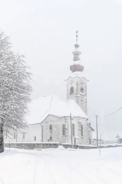 Camporosso Winter Scene Λιγουρία Ιταλία — Φωτογραφία Αρχείου