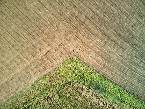 Αεροφωτογραφία Του Αγροτικού Τοπίου — Φωτογραφία Αρχείου