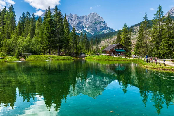 Sappada Vista Durante Verão Itália — Fotografia de Stock