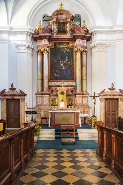 Interior Catholic Church Chiusa Bolzano Italy — Stock Photo, Image