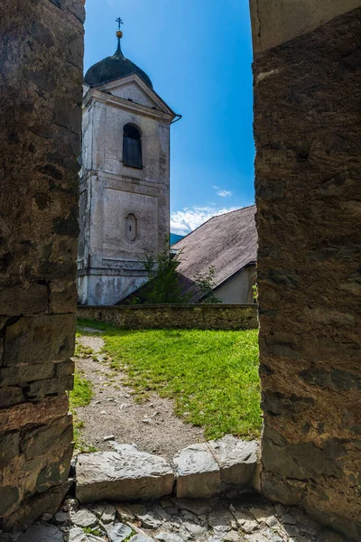 Chiusa Stad Klausen Gelegen Bergen Zuid Tirol Noord Italië — Stockfoto