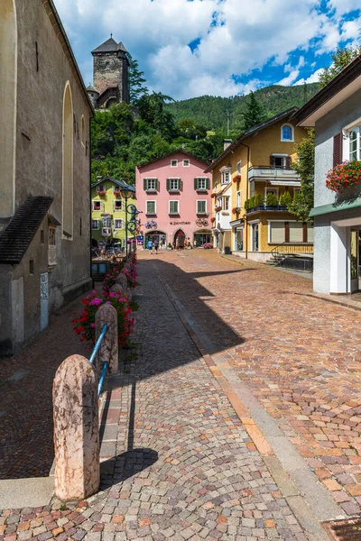 Chiusa Bolzano Cityscape Trentino Tartomány Olaszország — Stock Fotó