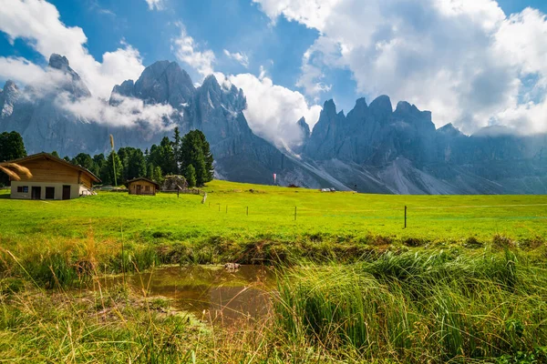 Monte Piana Manzaralı Dolomitler Dağları Talya — Stok fotoğraf