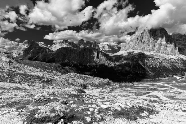 Γραφικό Τοπίο Των Βουνών Nuvolau Ιταλία — Φωτογραφία Αρχείου