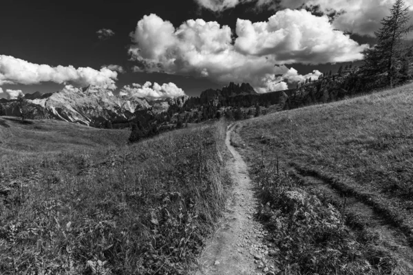 Schilderachtig Landschap Van Het Nuvolau Gebergte Italië — Stockfoto