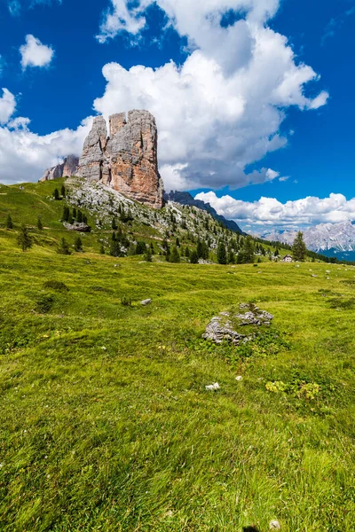 Schilderachtig Landschap Van Het Nuvolau Gebergte Italië — Stockfoto