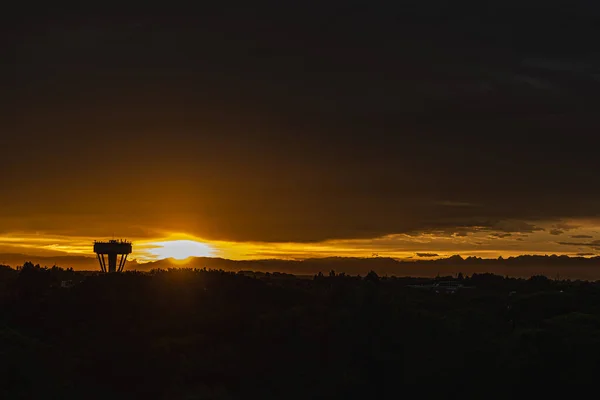 Piękny Widok Wschód Słońca Lignano Włochy — Zdjęcie stockowe