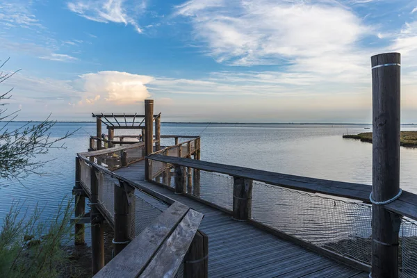 Pier Seascape Lignano Pineta Italy — Stock Photo, Image