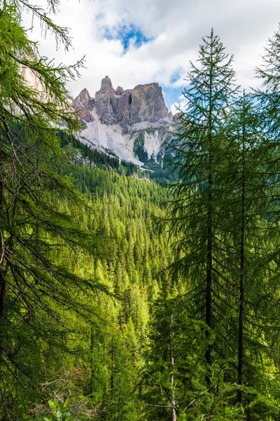 Jezero Sorapis Zelená Vysočina Itálie — Stock fotografie