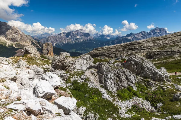Picturesque Landscape Nuvolau Hands Italy — стокове фото